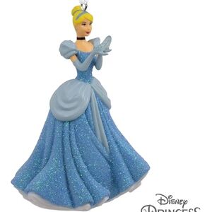 Hallmark Christmas Ornaments, Disney Cinderella Holding Glass Slipper Ornament